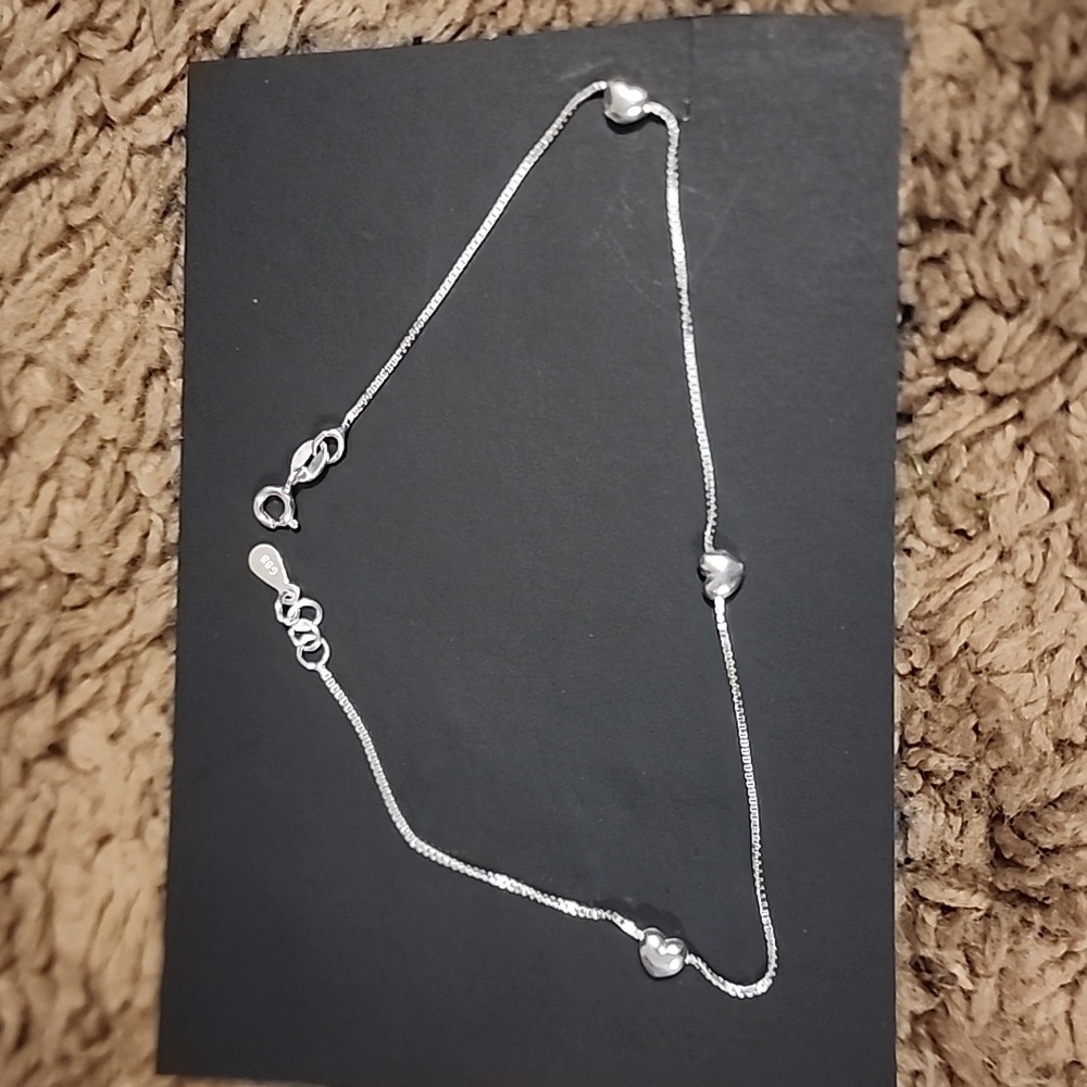 Sterling Silver Anklet 925